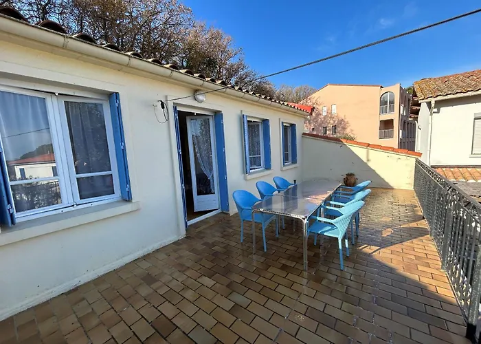 Lumineuse Pour 5 Personnes Avec Terrasse Et Jardin Privatif Au Racou - Fr-1-837-84